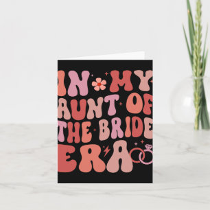 I Moster i Bröllopsdagen Groovy i Bride Era Kort