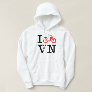 I Motorcykel Vietnam Hoodie