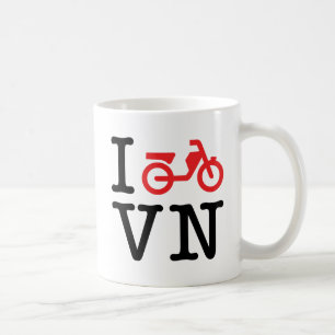 I Motorcykel Vietnam Kaffemugg