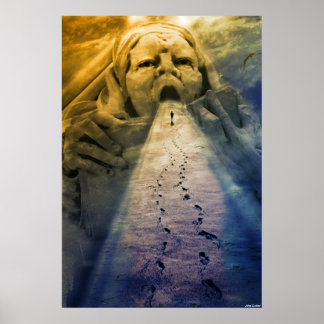 I munnen på Giant Poster