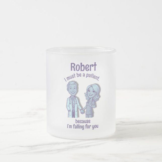 I must be a patient, because I’m falling for you Frostad Glasmugg (Center)