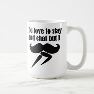I Mustache (I Must Dash) - Mycket Roligt Kaffemugg