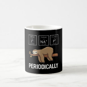 I Na P Periodically Funny Sloth Chemistry Science Kaffemugg
