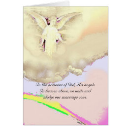 I närvaroen av guden hälsningskort