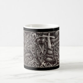 "I natt ska ni brinna!" Kaffemugg