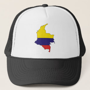 I naturlig storlek Colombia flaggakarta Keps
