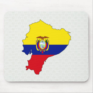 I naturlig storlek Ecuador flaggakarta Musmatta