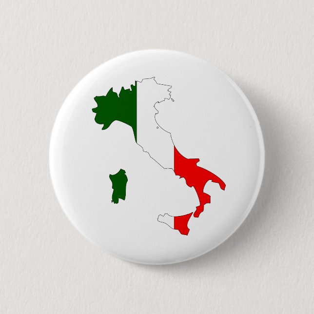 I naturlig storlek italienflaggakarta knapp (Framsida)