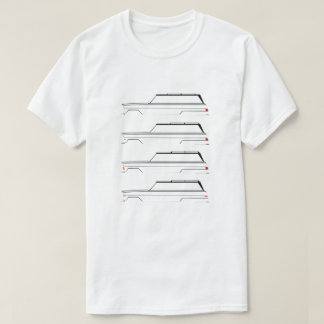 I naturlig storlek JeepWagoneer historia i T-shirt