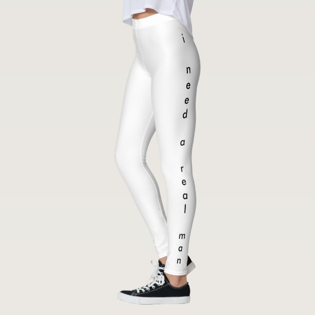 i need a real man leggings (Vänster)