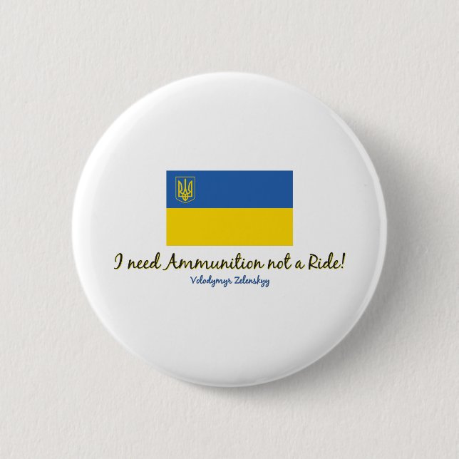 I-need-Ammo-Zelenskyy Knapp (Framsida)