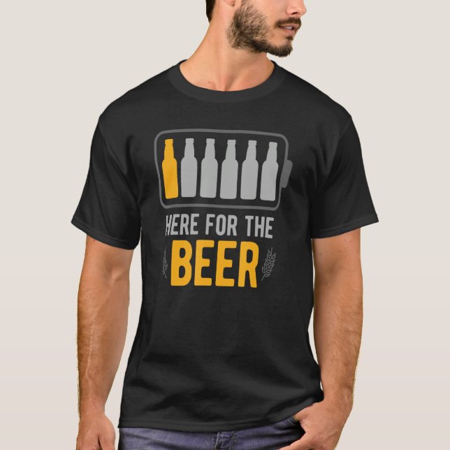 I Need Beer, Funny Beer  , Funny Drinking Party T Shirt (Framsida)