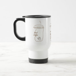 I Need Coffee Cute Doodle Mug Resemugg