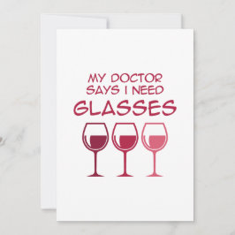 I need glasses julkort