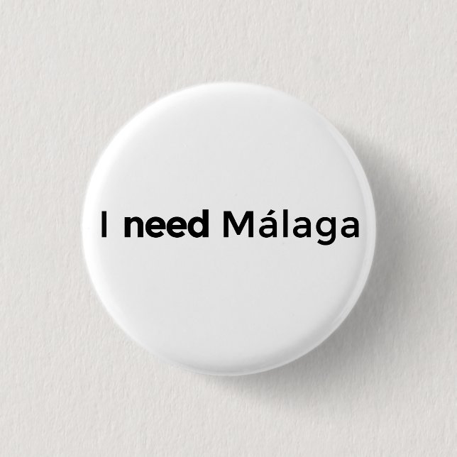 I need Málaga - Chapa Knapp (Framsida)
