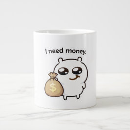 I Need Money Meme Sticker – Funny Relatable Cute Jumbo Mugg