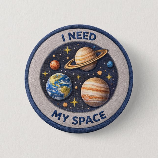 I Need My Space Knapp (Framsida)
