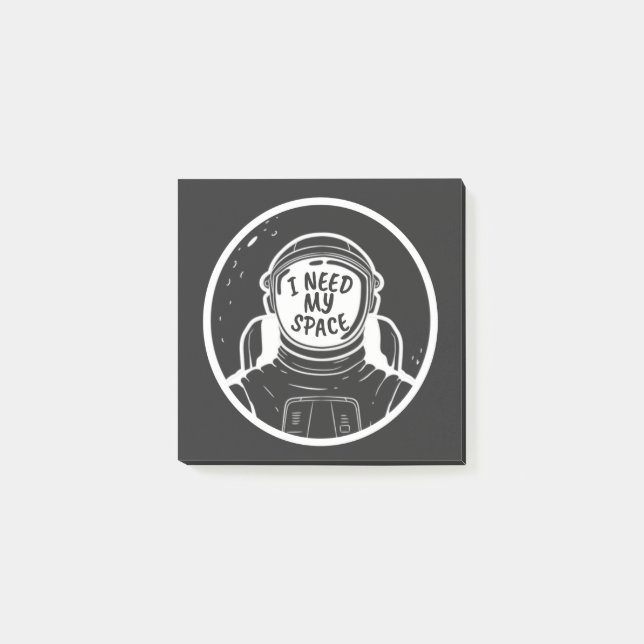 I NEED SPACE POST-IT BLOCK (Framsida)