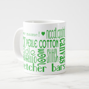 I ♥ Needlepoint Jumbo Mugg