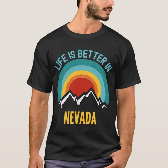 i Nevada Nevada T Shirt (Framsida)