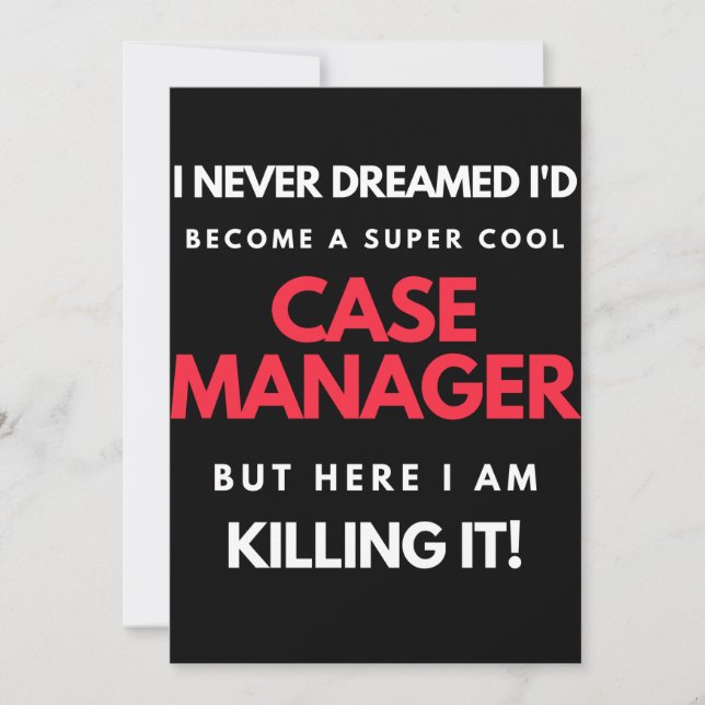 I Never Dreamed I'd Become A Super Cool Case Tack Kort (Framsida)