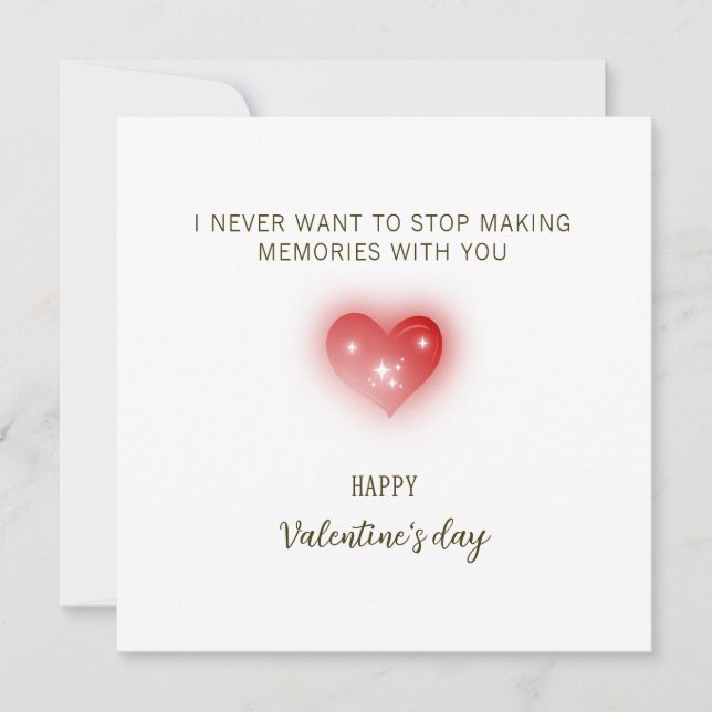 I Never Want to Stop Making Memories With You (Framsida)