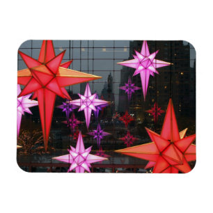 I New York City. Juldekorationinsida Magnet