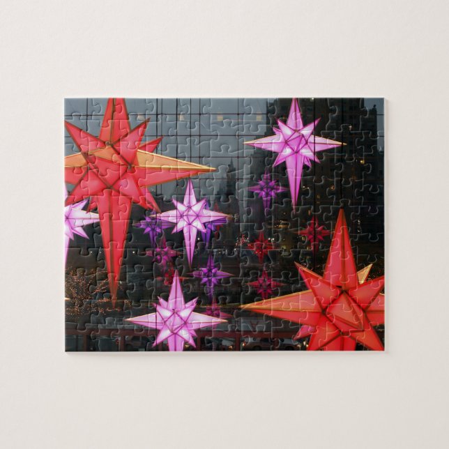 I New York City. Julens dekoration inuti Pussel (Horisontell)