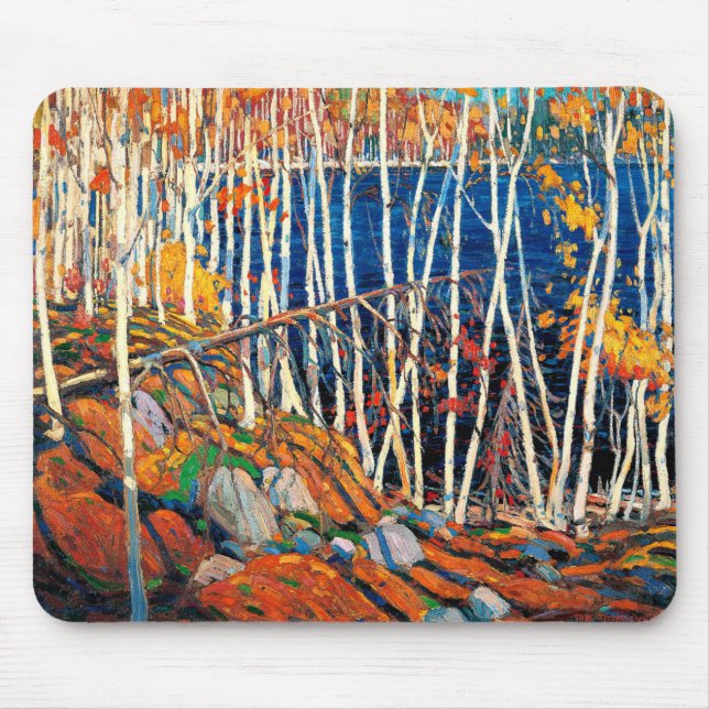 I Northland, bra konst av Tom Thomson, Musmatta (Framsidan)