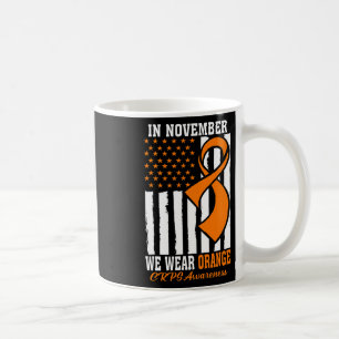 I november 2010 Bära Orange Ribbon Crps Awareness Kaffemugg