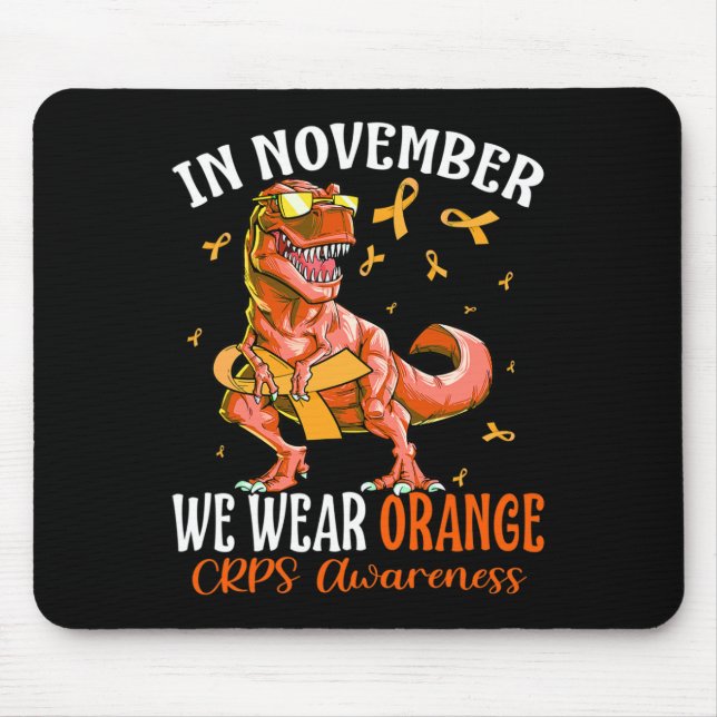 I november 2010 Bära Orange Ribbon Crps Awareness  Musmatta (Framsidan)