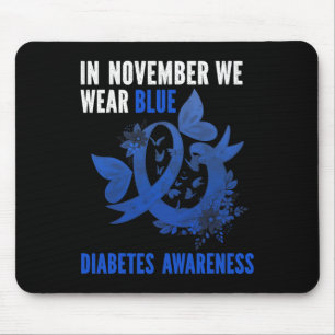 I november 2010 Bära vi blått diabetes - medvetand Musmatta