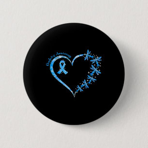 I november 2010 Bära vi Blue Cure Diabetes Awarene Knapp