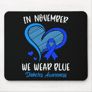 I november 2010 Bära vi Blue Cure Diabetes Awarene Musmatta
