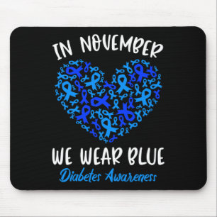 I november 2010 Bära vi Blue Cure Diabetes Awarene Musmatta