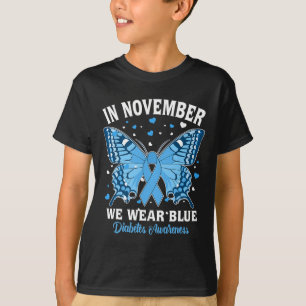 I november 2010 Bära vi "Blue Diabetes Awareness C T Shirt