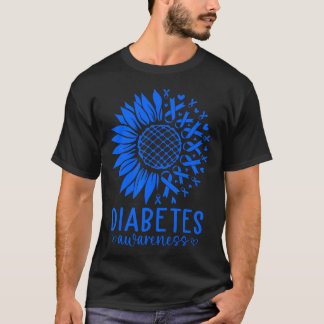 I november 2010 Bära vi Blue Ribbon Warrior Diabet T Shirt