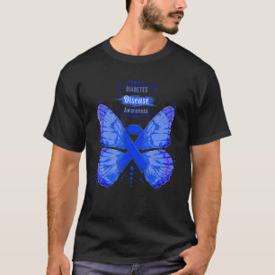 I november 2010 Bära vi medvetenhet om blå diabete T Shirt