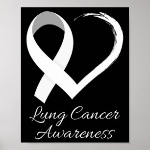 I november 2010 var vi Bära White Lung Cancer Awar Poster