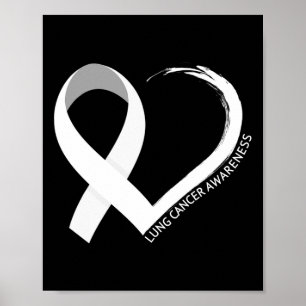 I november 2010 var vi Bära White Lung Cancer Awar Poster