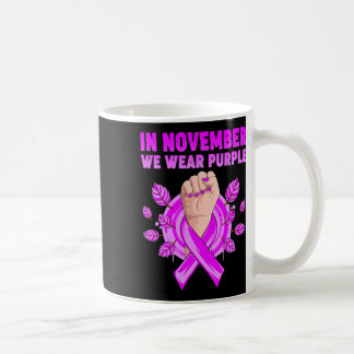 I November Bär Vi Lila Heimerheimer Medvetenhet Kaffemugg