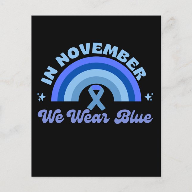 I november Bära Blue, Regnbåge (Framsida)