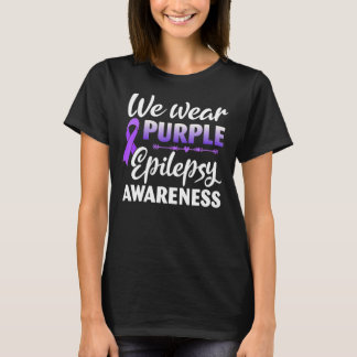 I november Bära Lila Epilepsy Awareness Pureness T Shirt