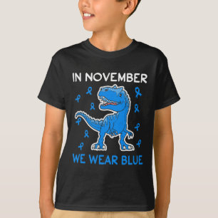 I november Bära vi Blue Diabetes Awareness Toddle T Shirt
