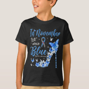 I november Bäror vi blådiabetes - medvetandehöjand T Shirt