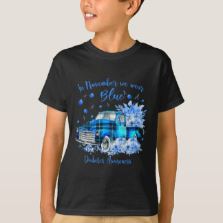 I november Bäror vi blått för diabetesmedvetande T Shirt