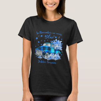 I november Bäror vi blått för diabetesmedvetande T Shirt