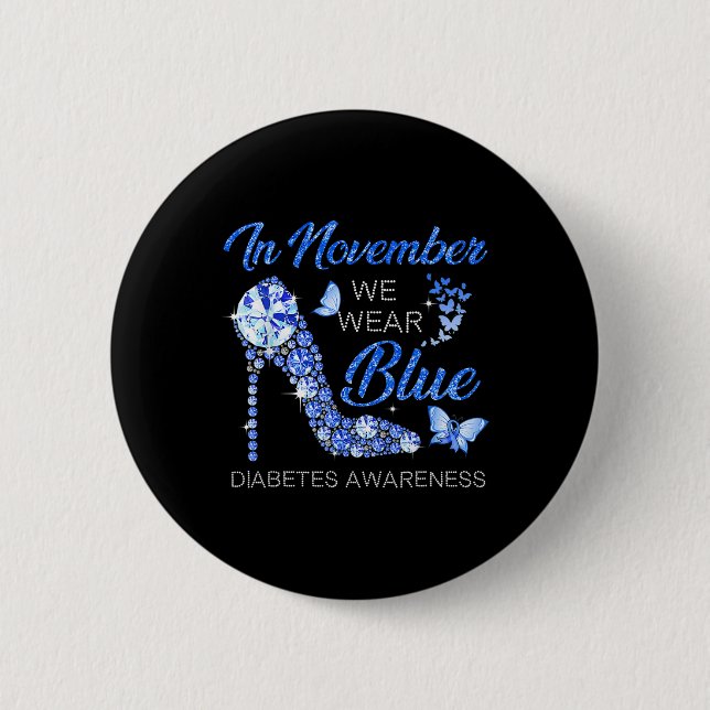 I november Bäror vi blått högvärdigt band Knapp (Framsida)