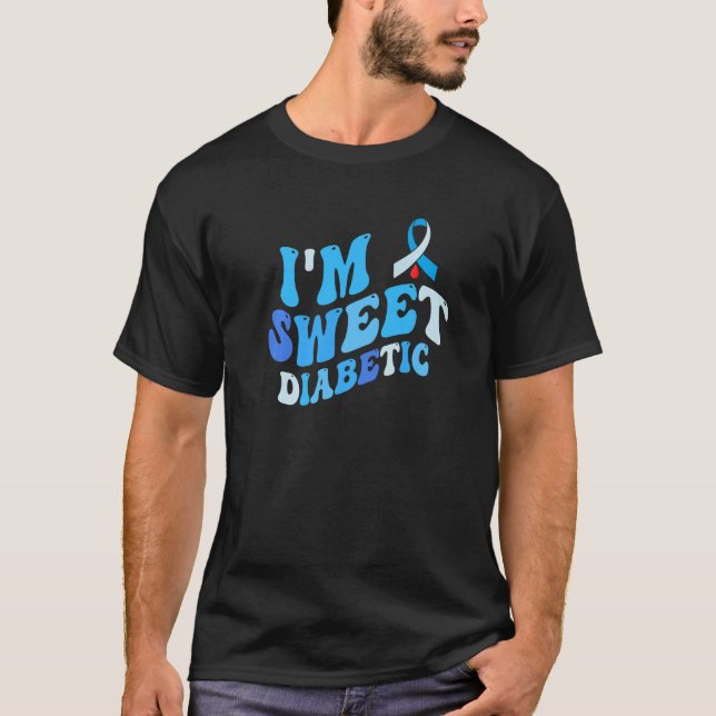 I november Bäror vi blåtunga T1d T2d-diabetes T Shirt (Framsida)