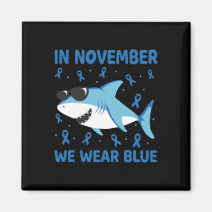 I november Bäror vi Blue Diabetes Kid Boy till Magnet